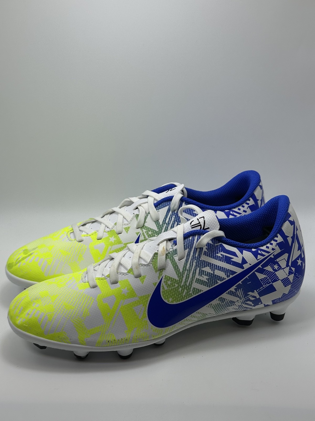 Nike Vapor 13 Club Men’s US 6.5 NJR FG/MG Blue White Soccer Cleats (AT7967-104)