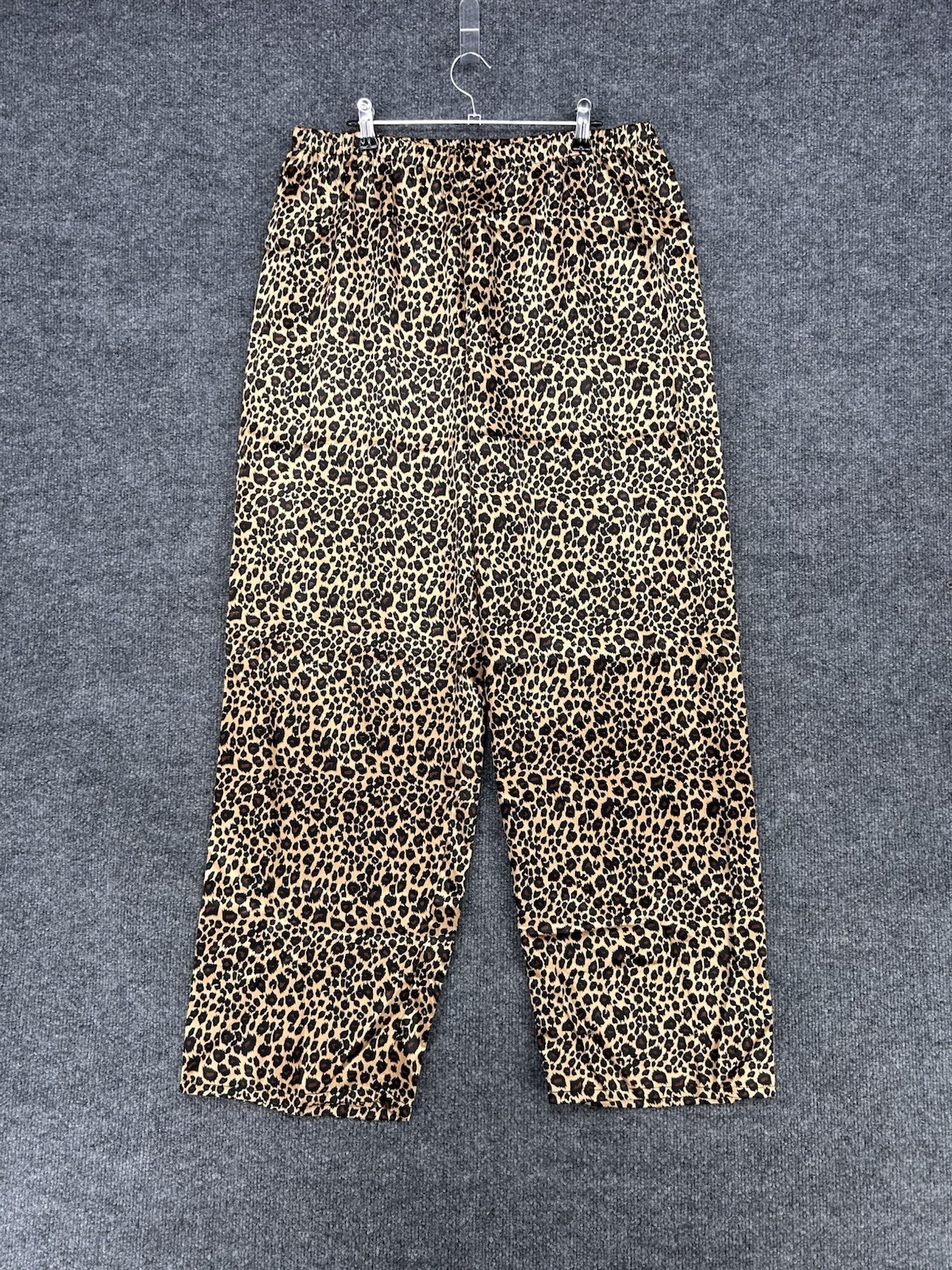 Casual Living Leopard Print Long Sleeve Pajama Set In Bag Womens L Lounge Cozy