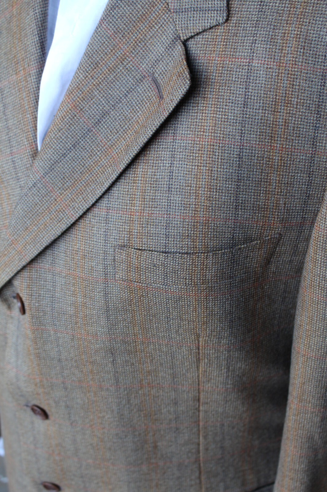 CANALI Mens Sport Coat Blazer Three Button Down Front MADE IN ITALY EU58L /US48L