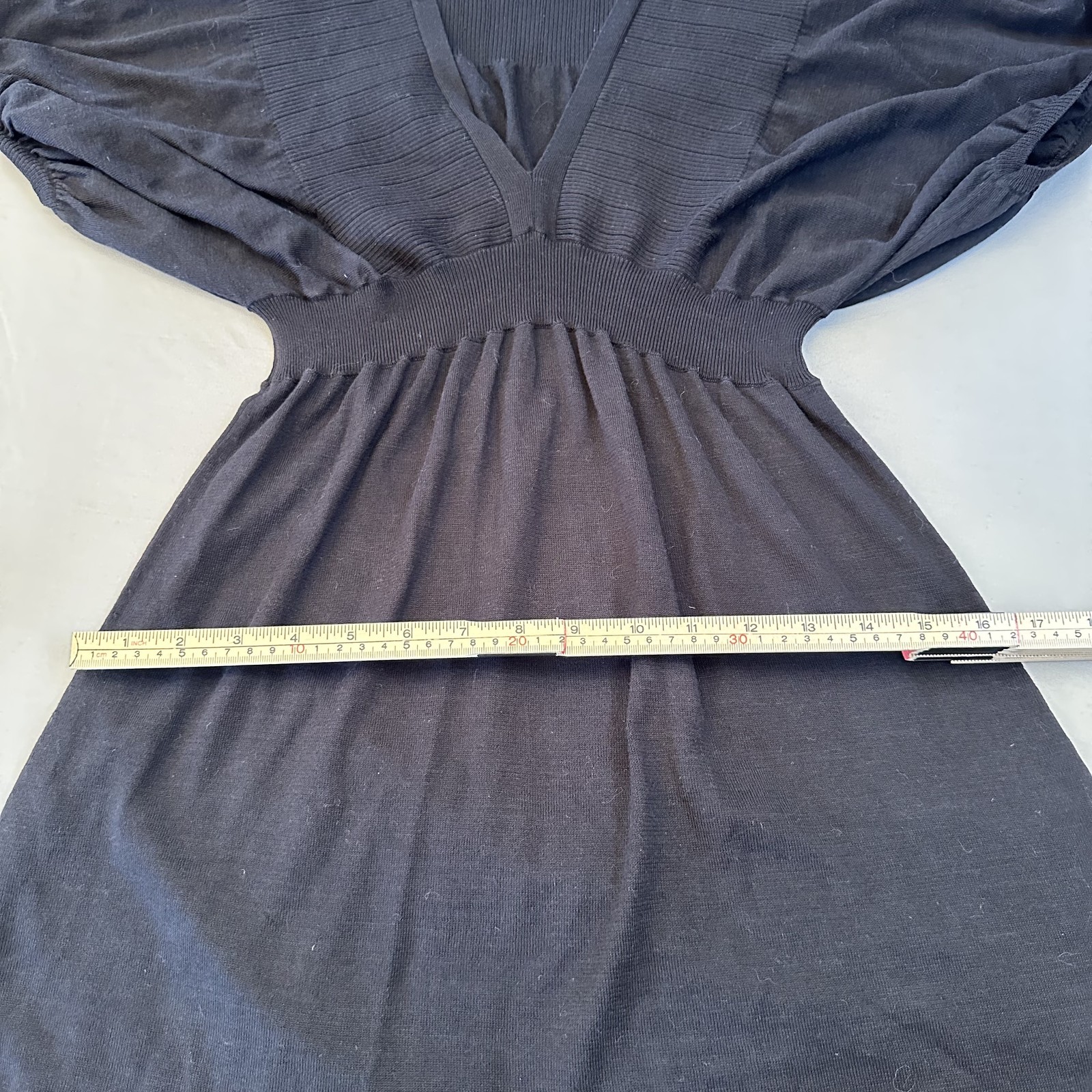 Moth Sweater Dress Womens Medium Batwing Dolman Sleeve Knit Pullover