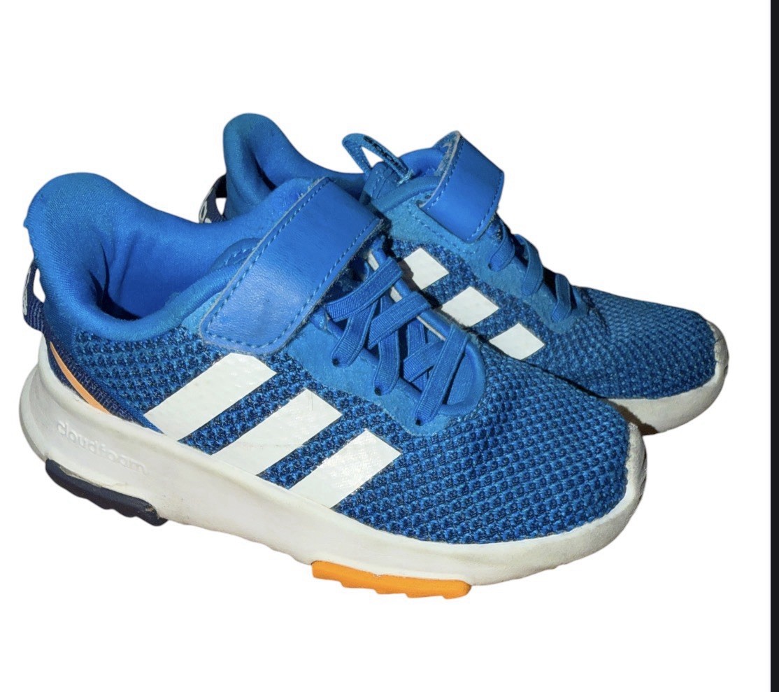 🔥 Adidas Racer Cloudfoam Unisex Toddler Sneakers Size 11k 🔥