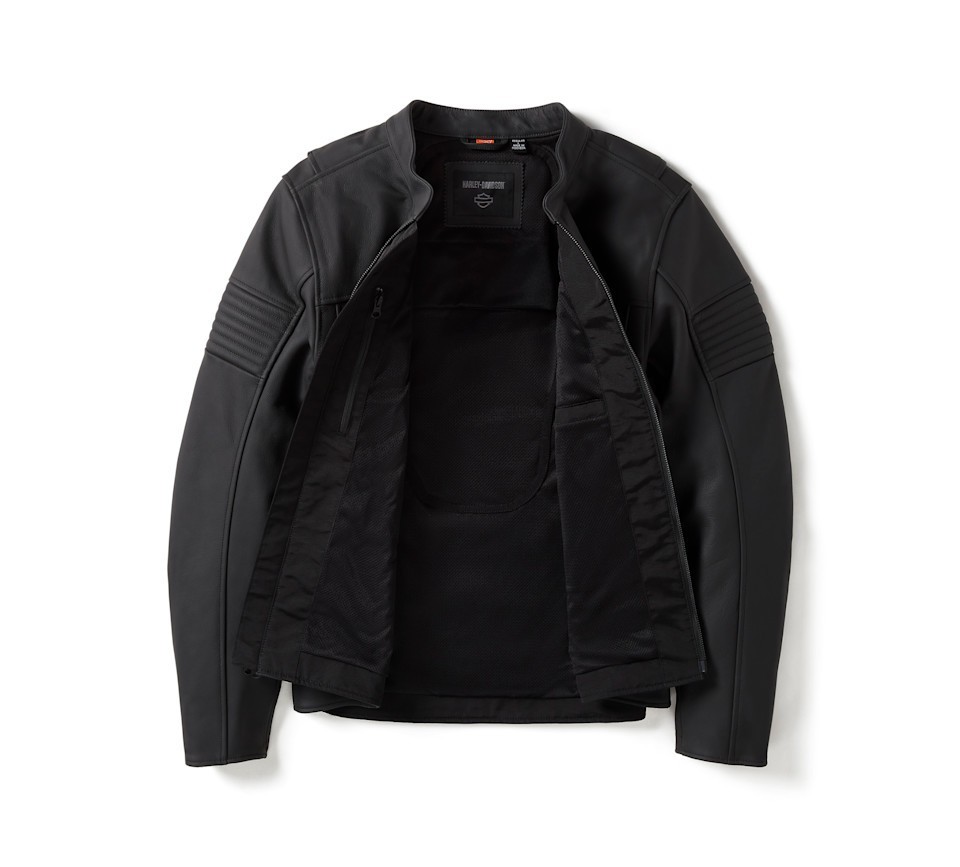 Men’s H-D Leather Riding Jacket Part Number: 97015-25VM