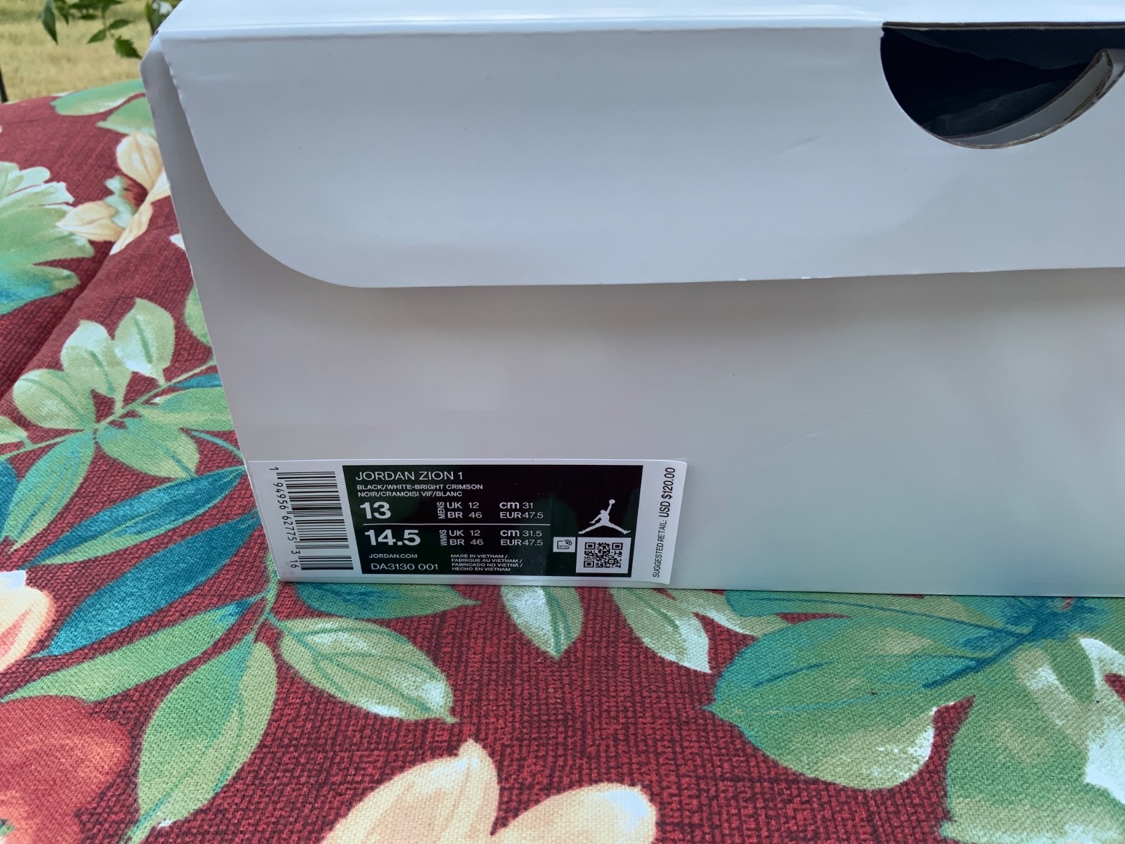 Size 13 – Air Jordan Zion 1 Noah