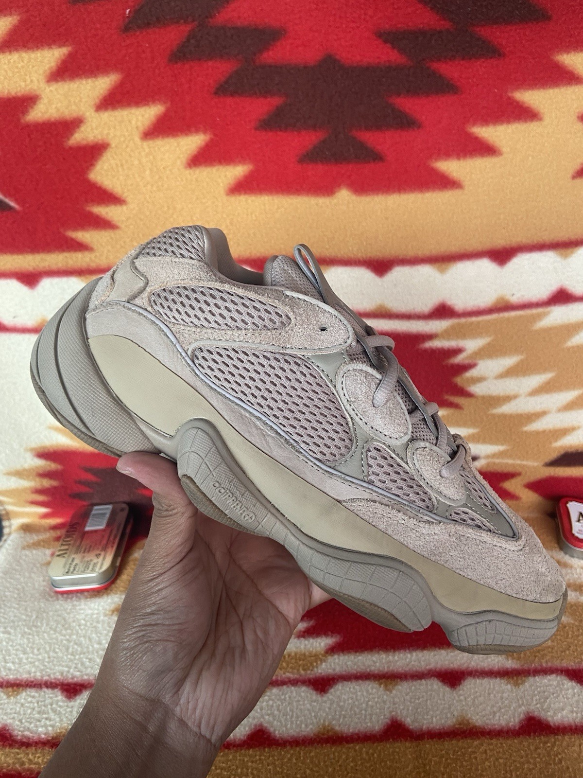 adidas Yeezy 500 Taupe Light Beige Suede Sneaker No Box GX3605 Mens 9.5