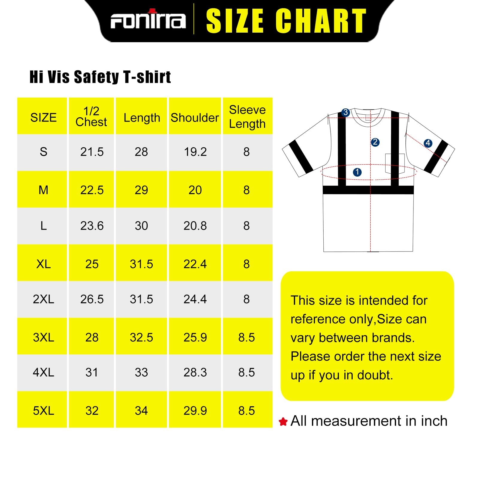 3 Pack Safety Reflective High Visibility Shirt for Men ANSI Class 3 Hi Vis Co…