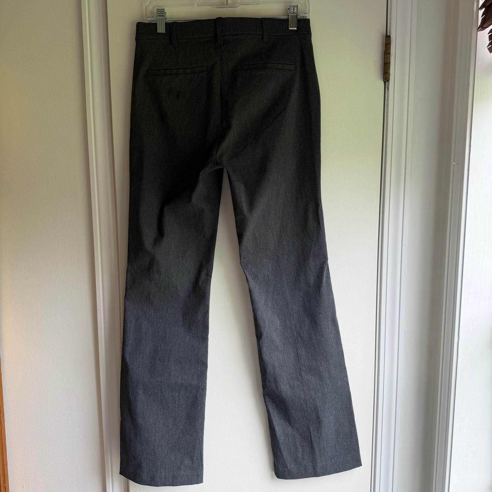 Gap Womens Charcoal Gray Heather Tailored Flare Dress Pants Size 6 NWT
