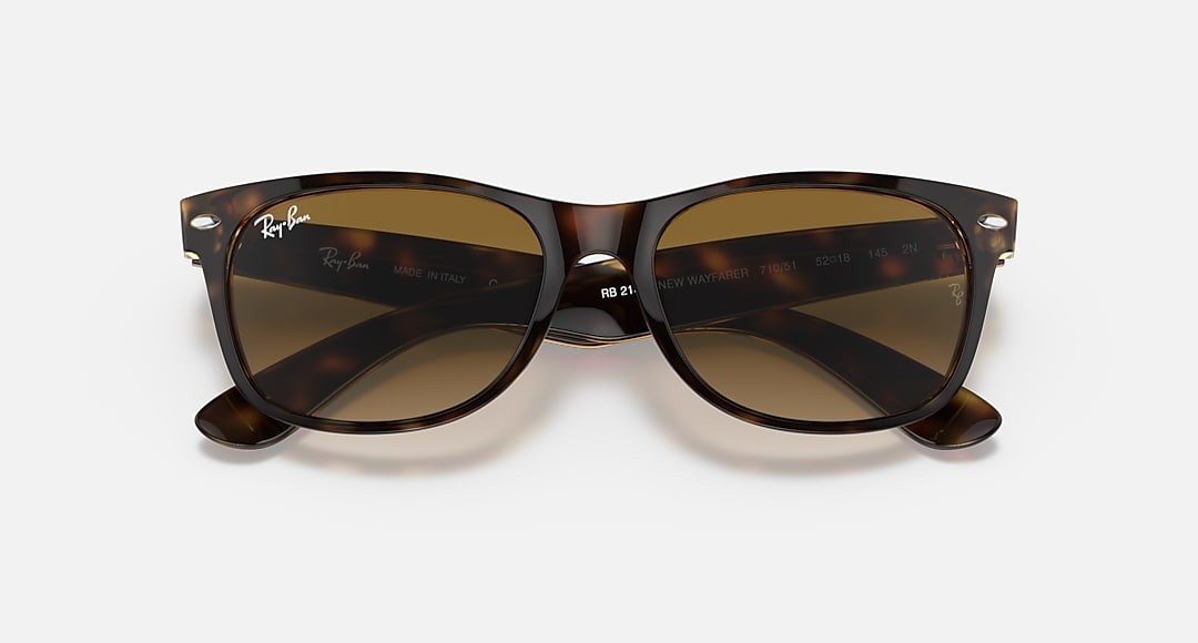 Ray Ban Wayfarer RB2132 710 Light Havana Frame Brown G15 Lens BRAND NEW w/ Tags