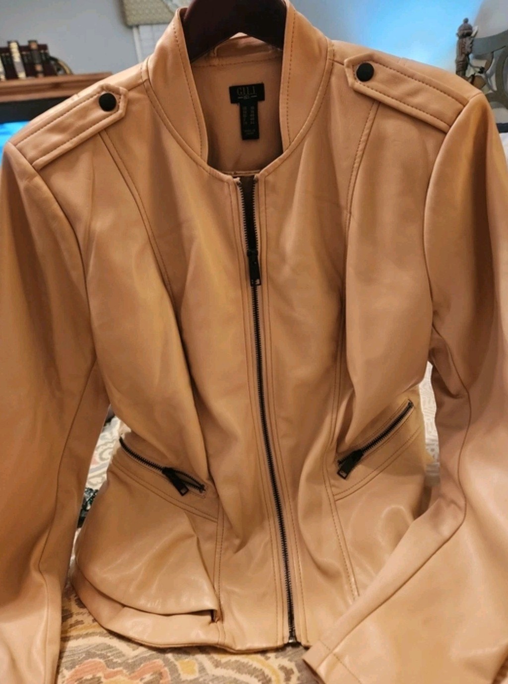 Gorgeous G.l.L.I. Leather Moto Bomber Jacket