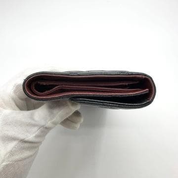 Chanel Caviar Skin Matelass Trifold Long Wallet CHANEL