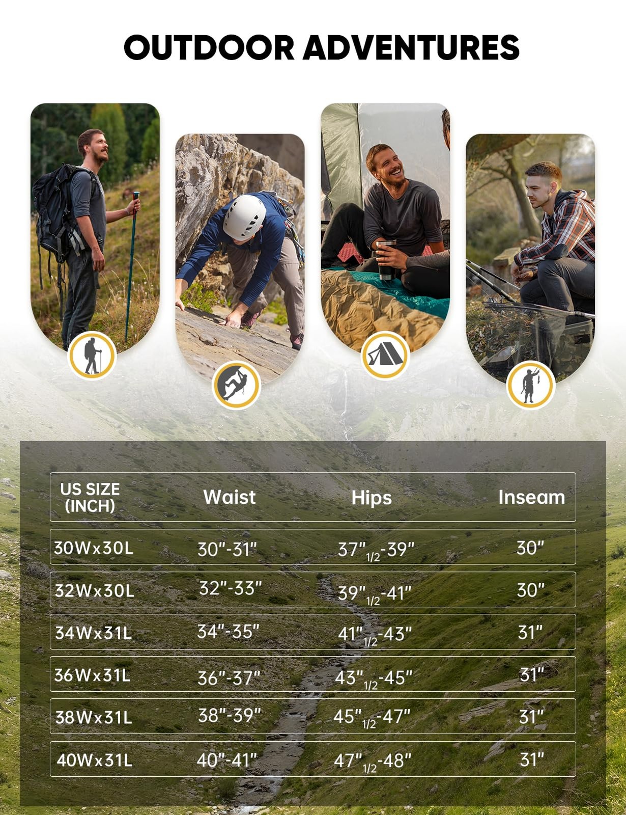 Cycorld Men’s Dry Stretch Hiking Pants: Your Butt’s Outdoor Happy Place!