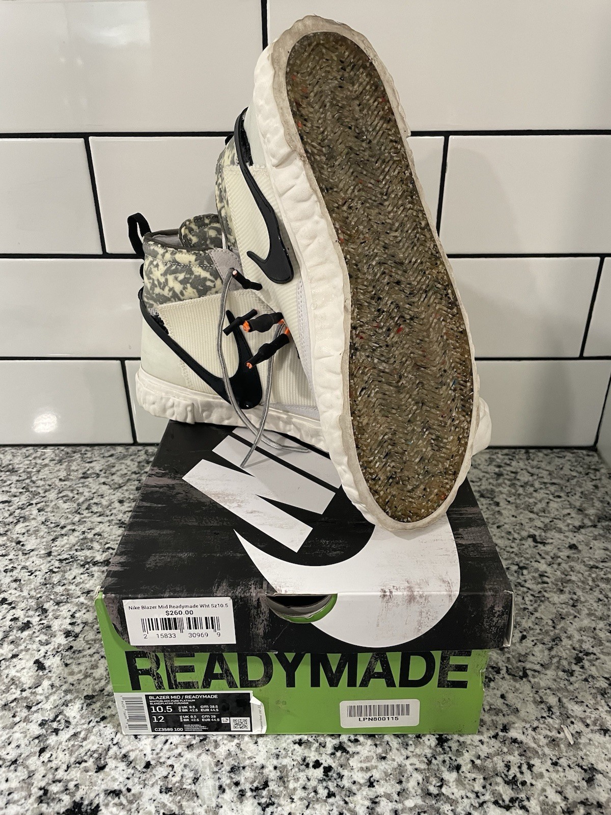 Nike READYMADE x Blazer Mid Top White Camo Sneaker CZ3589-100 2021