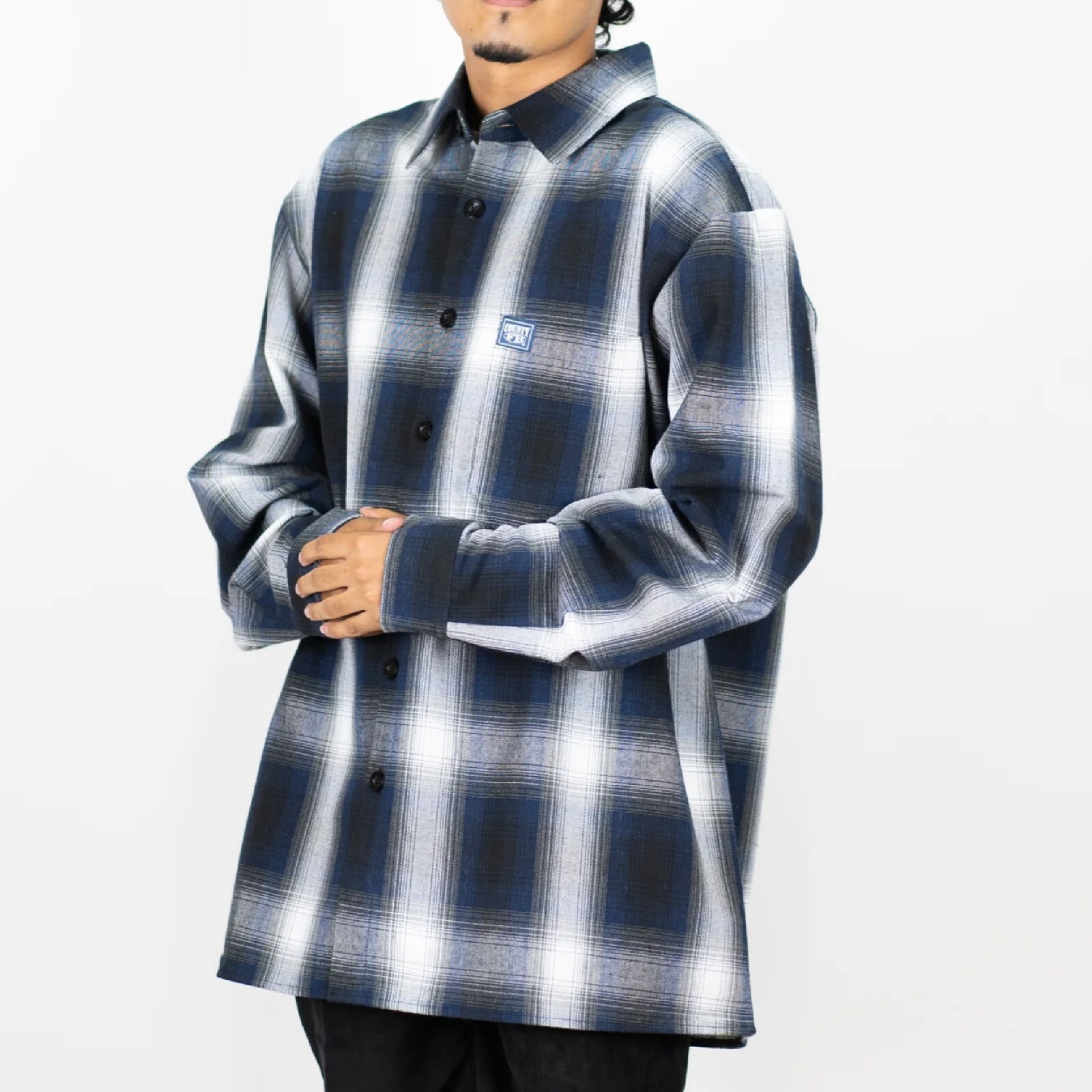 FB COUNTY MENS CHECKER LONG SLEEVE SHIRTS FBCOUNTY FLANNEL BUTTON SHIRT S-3XL