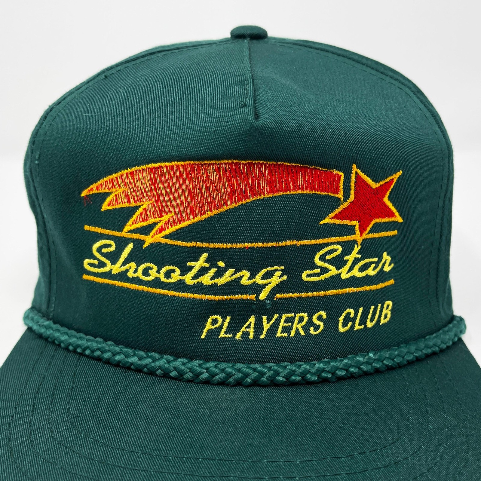 Vintage Shooting Star Player’s Club Hat • 90s Strapback Cap • Casino Gambling