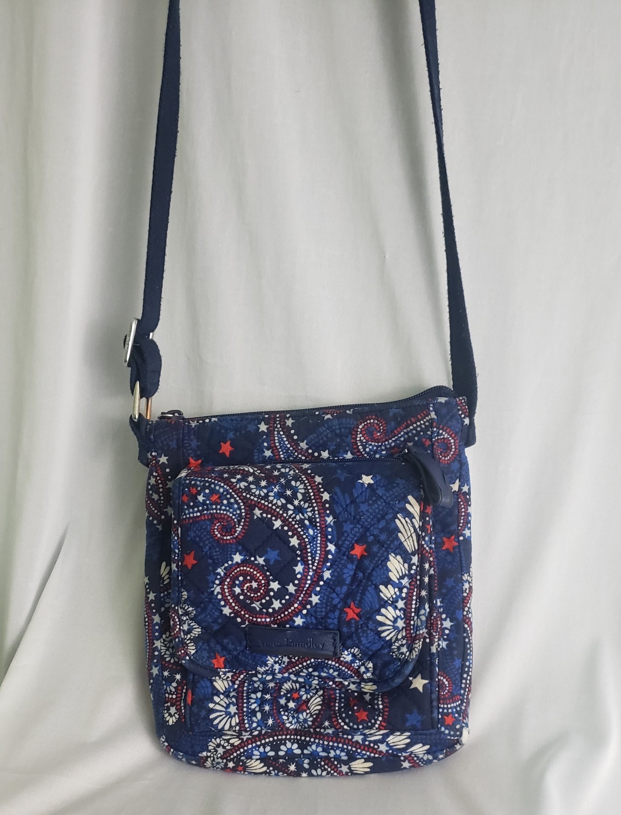 Vera Bradley Cross Body Adj Strap Multiple Pockets With Card Holders