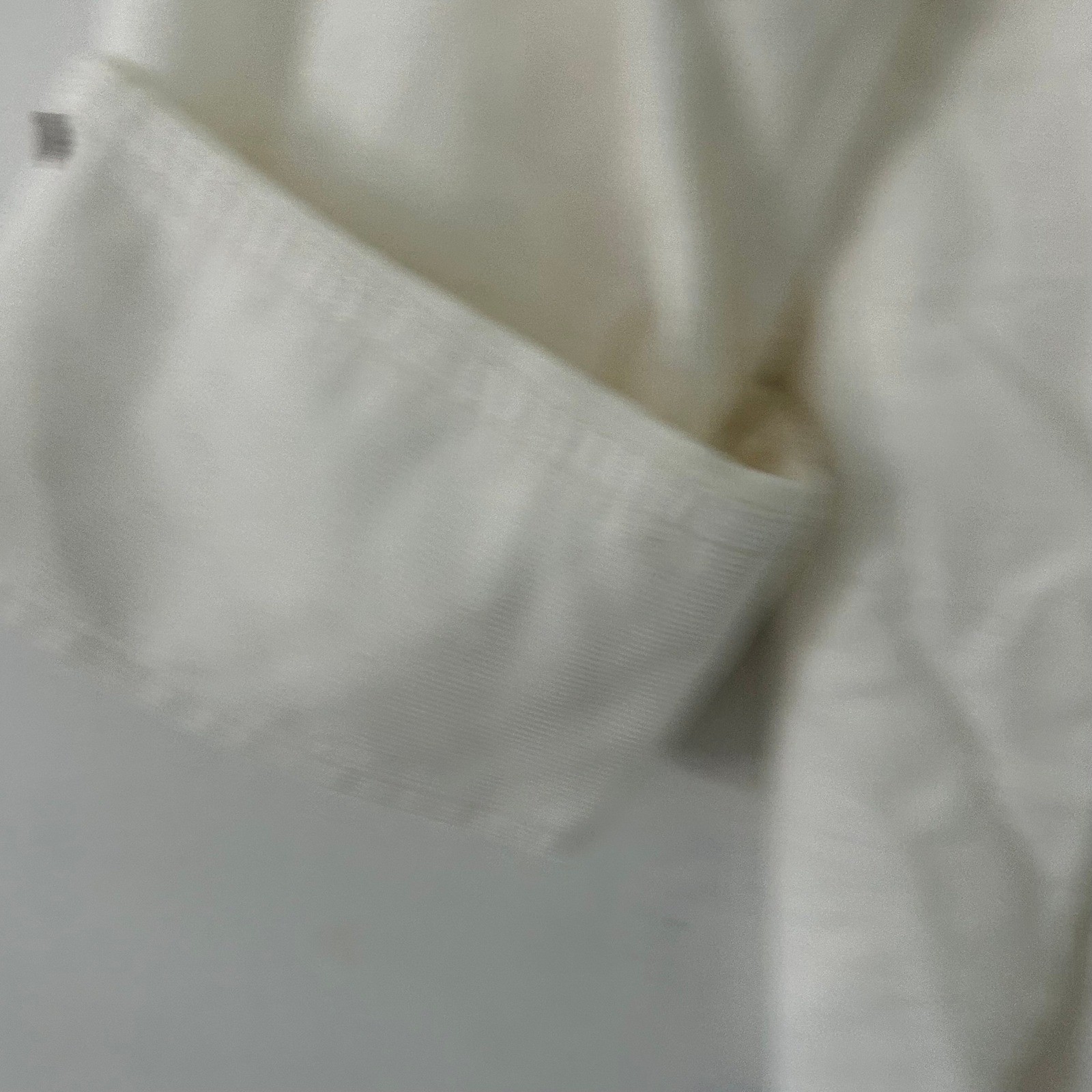 Madewell Womens Off White Corduroy Y-Neck Button Front Classic Shirt Medium New