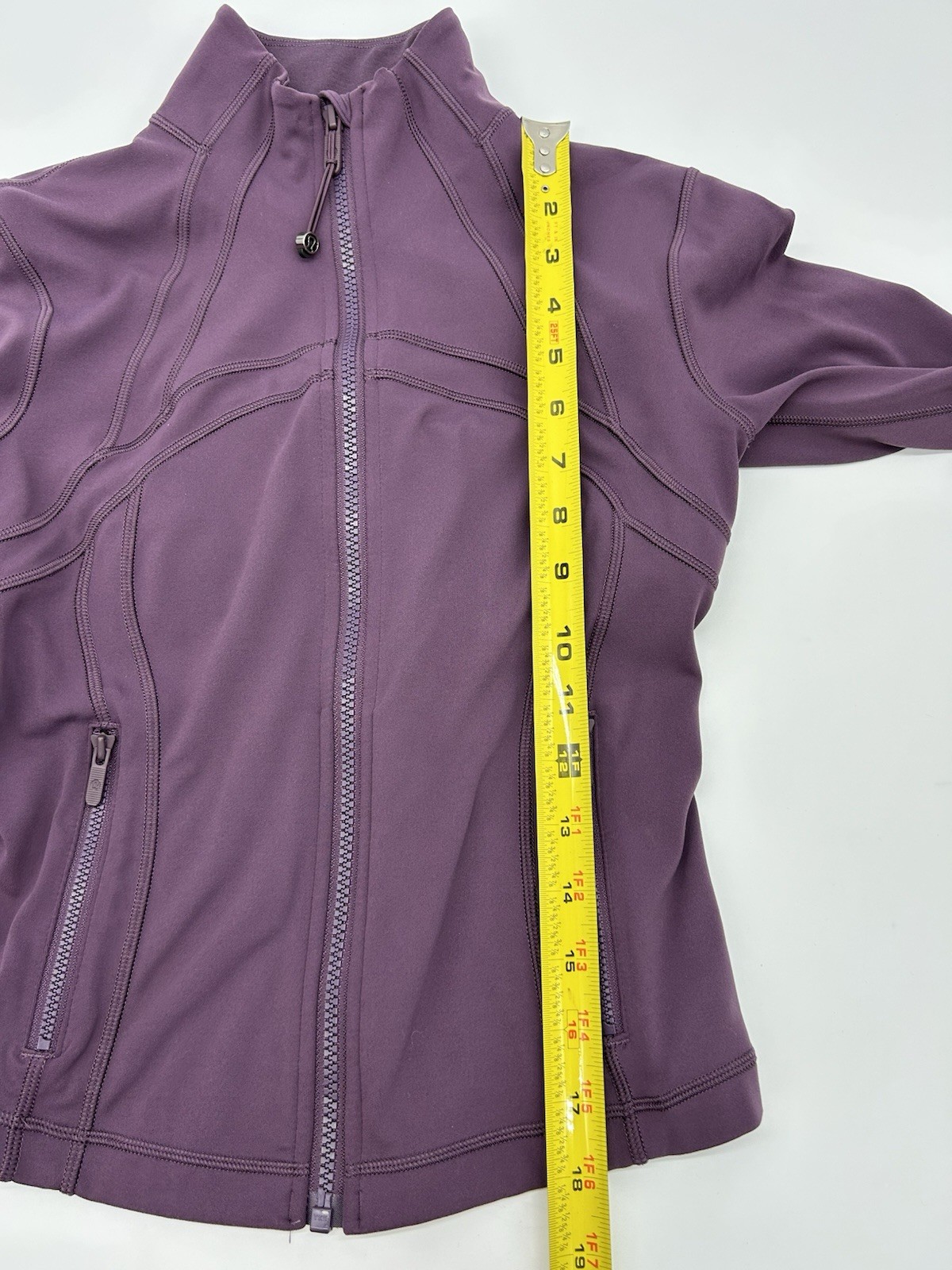 Lululemon Define Jacket Plum Mauve Size 4 Full Zip Yoga Athletic