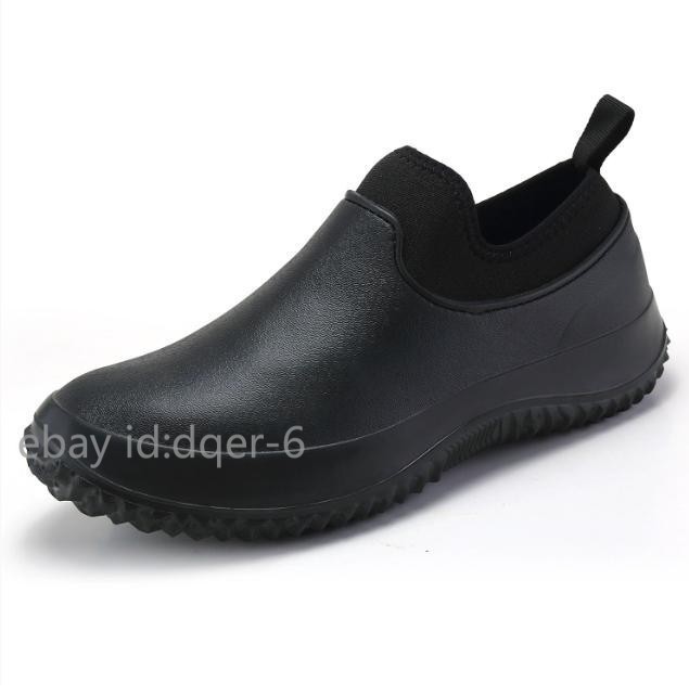 Non-slip Waterproof Chef Shoes Casual Work Shoes Water Shoes Rain Cotton Boots