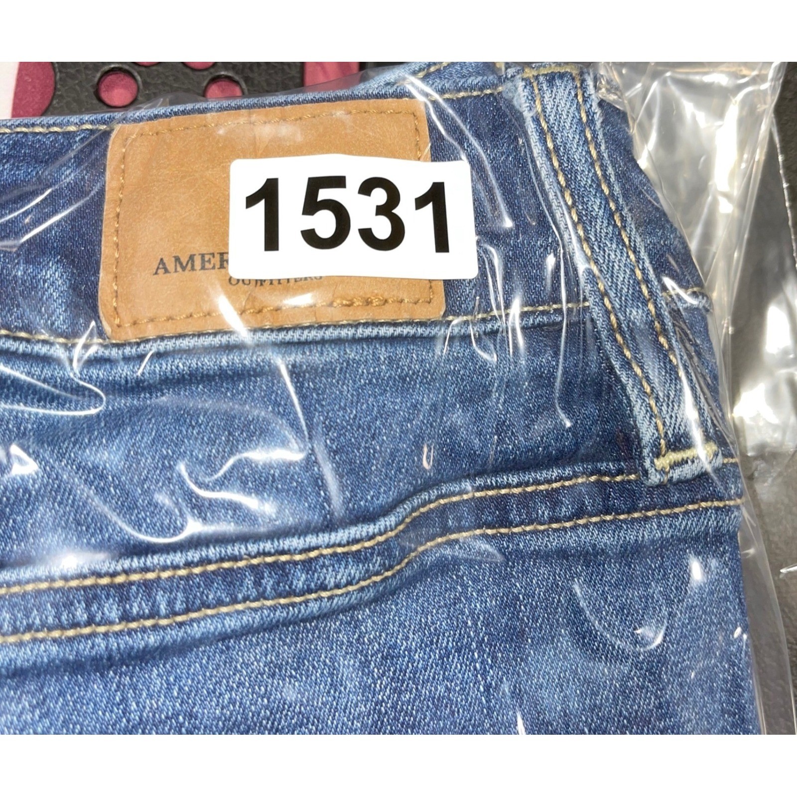 American Eagle Jeans Women 0 Long Super High Rise Jeggings Skinny Blue