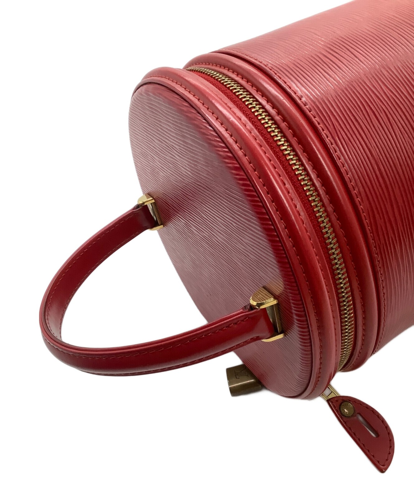 Louis Vuitton Vanity Bag Epi Cannes M48037 Epi Leather Red #TFB5286