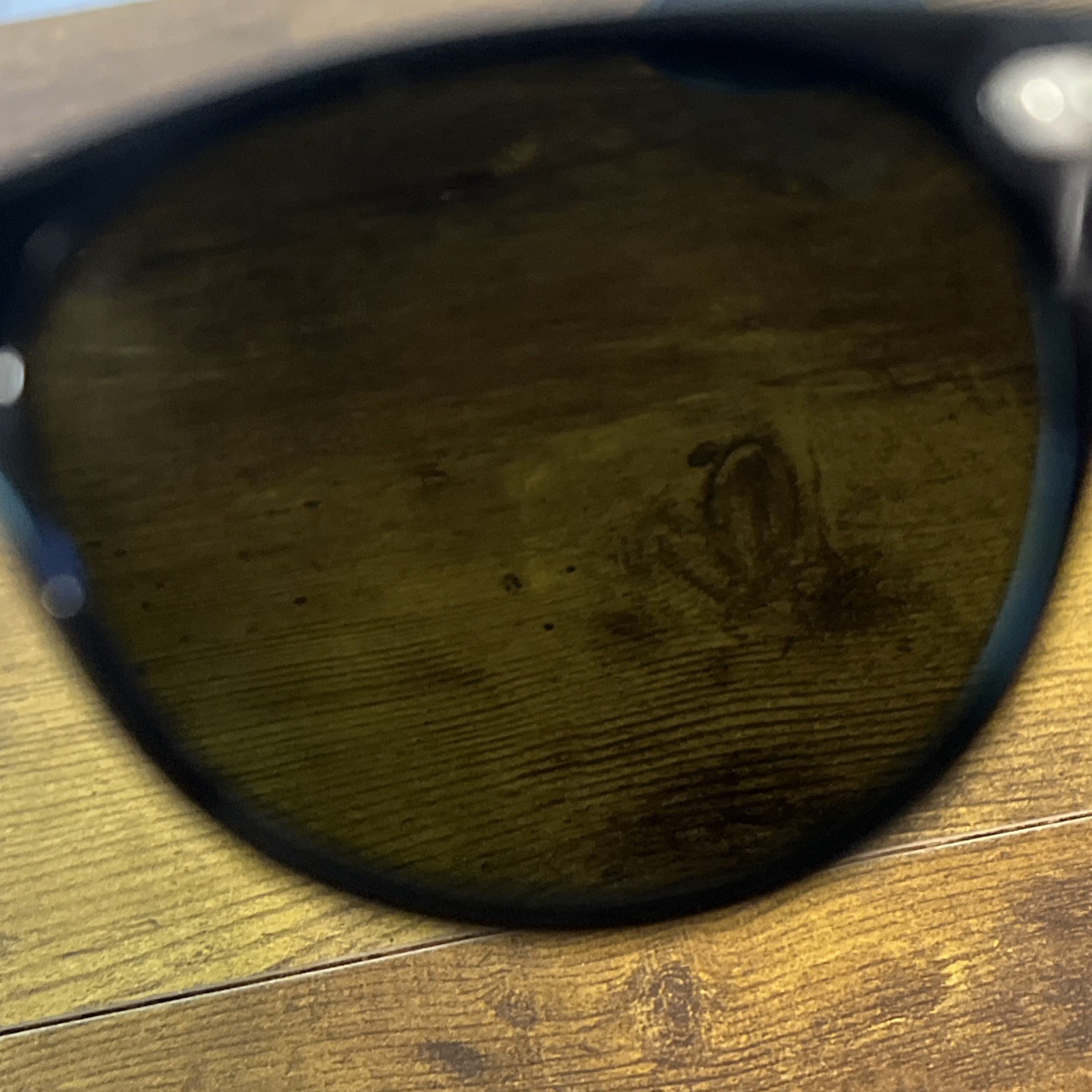 Ray-Ban P RB2185 Wayfarer Classic 901-58 Black Frame Green Polarized Sunglasses