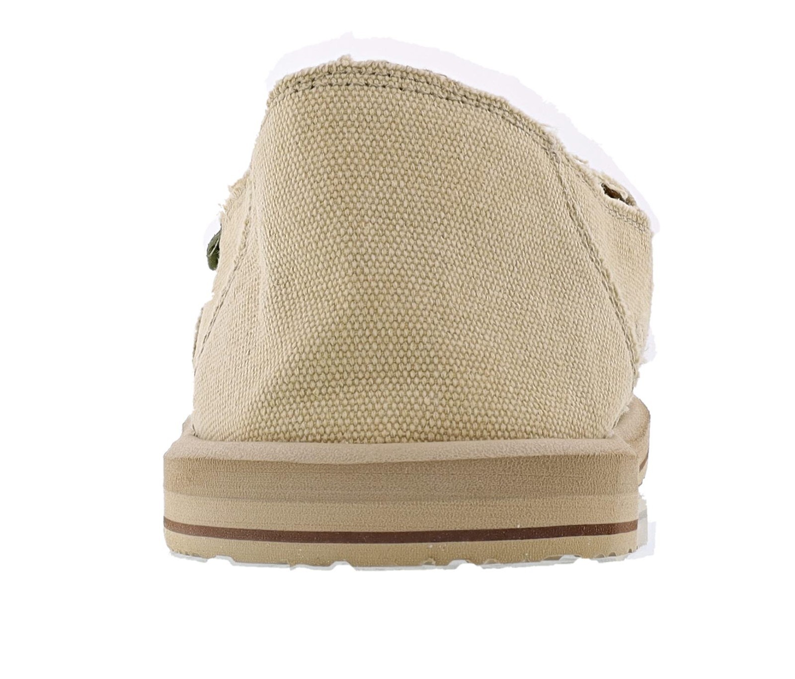 SANUK MEN’S VAGABOND SIDEWALK SURFER KHAKI LOAFER SHOES