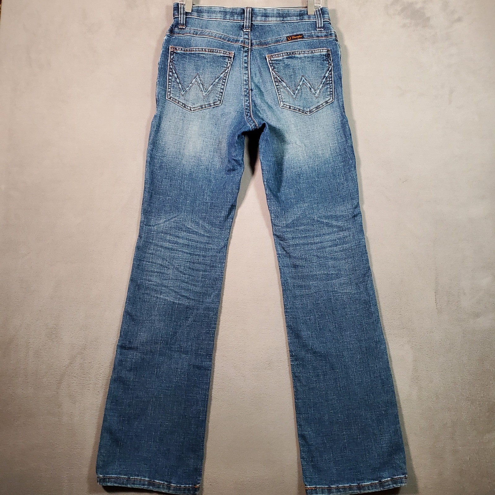 Wrangler Willow Riding Jeans Womens 9×32 Blue Bootcut Western Cowgirl Americana