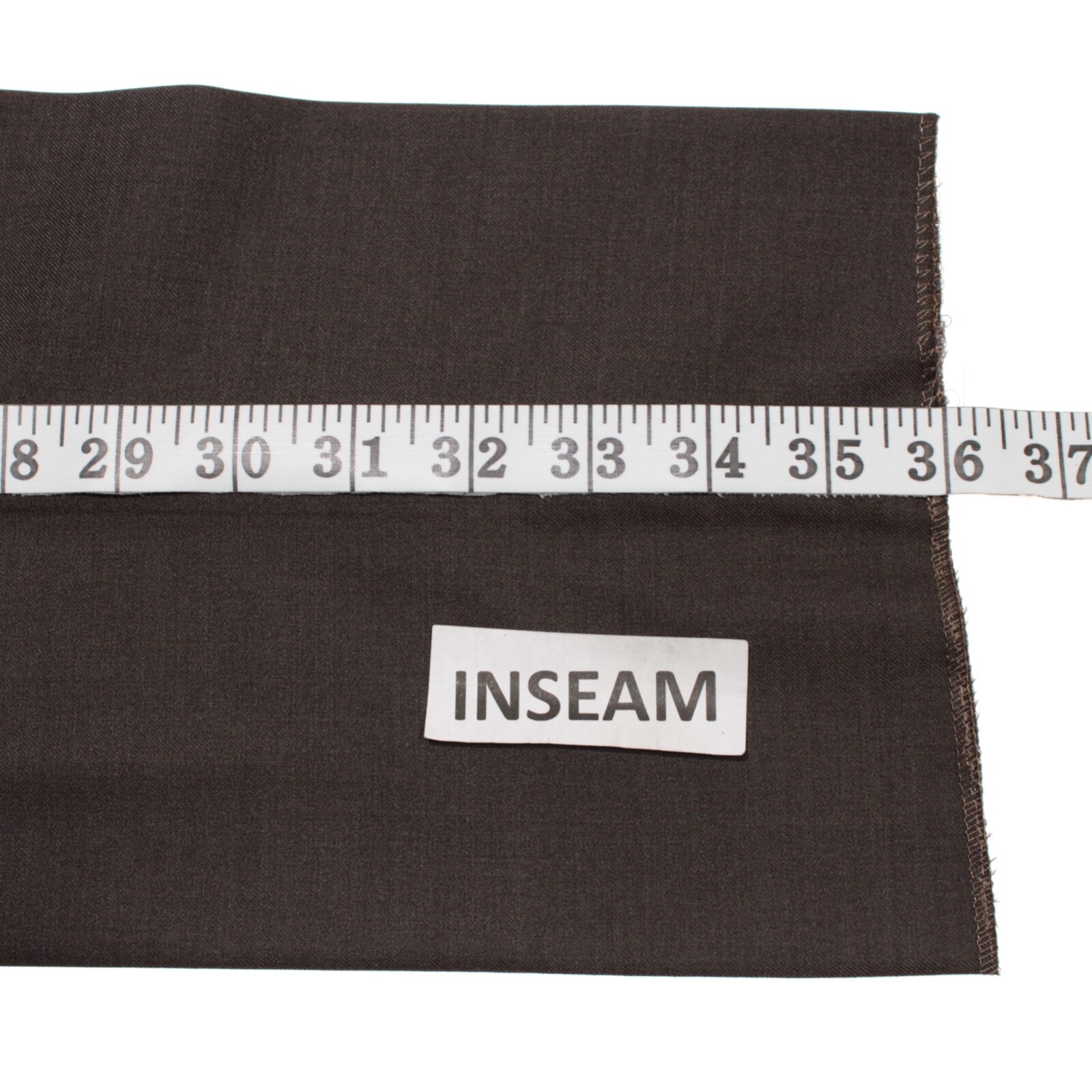 Zanella Platinum NWT Dress Pants Size 30 US Parker In Solid Brown 100% Wool
