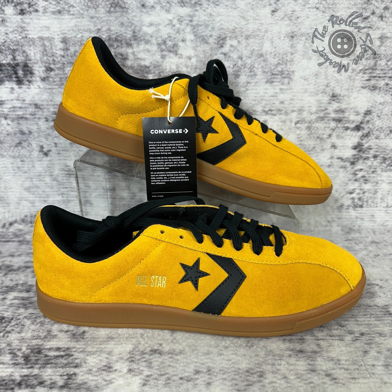 NIB Converse All Star Classic Trainer OX Men’s 11 Yellow/Black/Gum A15621C