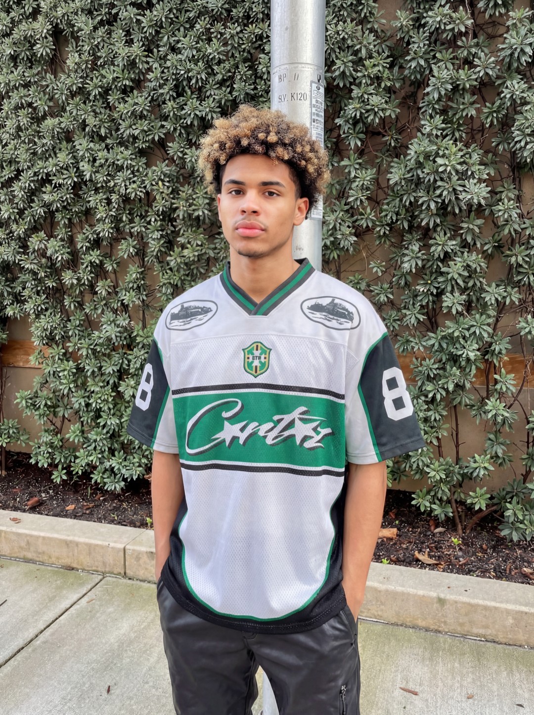 Corteiz Jersey V-neck Tee New 88