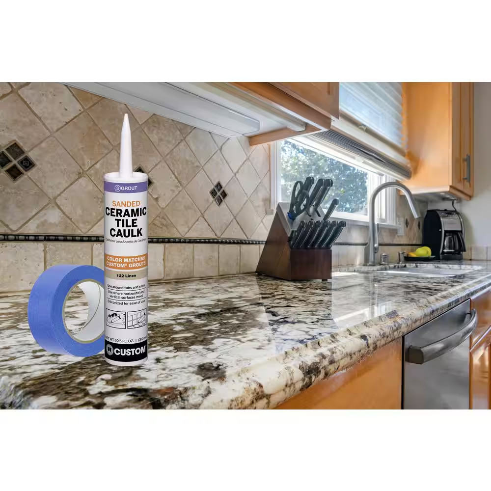 Polyblend #11 Snow White 10.5 Oz. Sanded Ceramic Tile Caulk