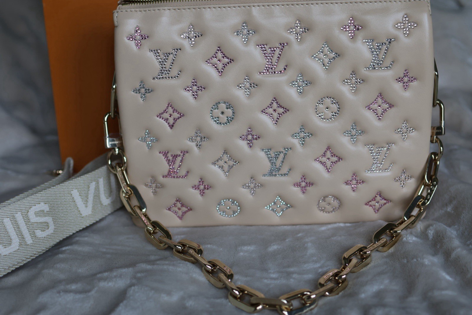 Louis Vuitton Coussin PM Nude Swarovski Limited Edition