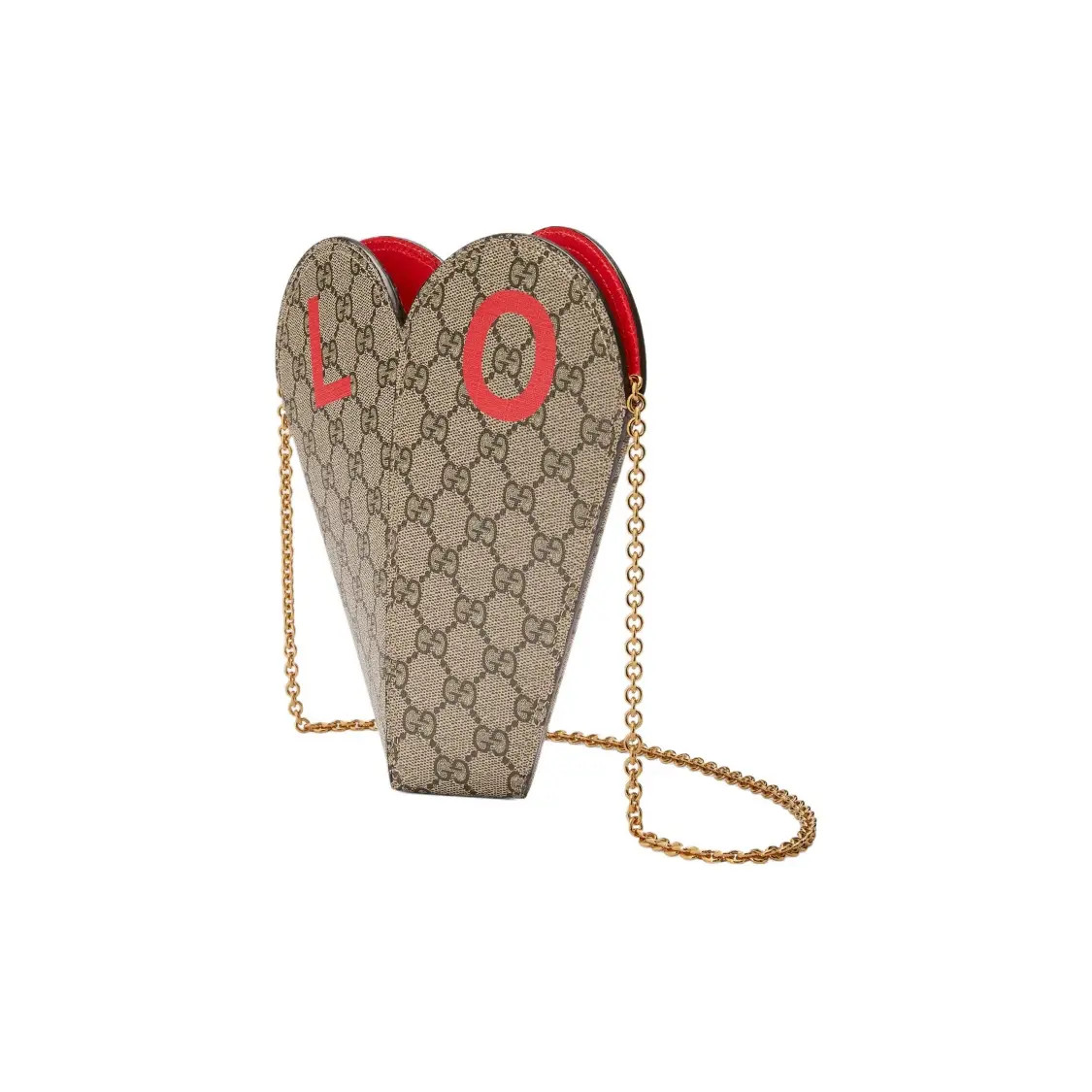 GUCCI Valentine’s Day Collection Handbag Shoulder Bag Women’s 3.5×1.5×8.6 in