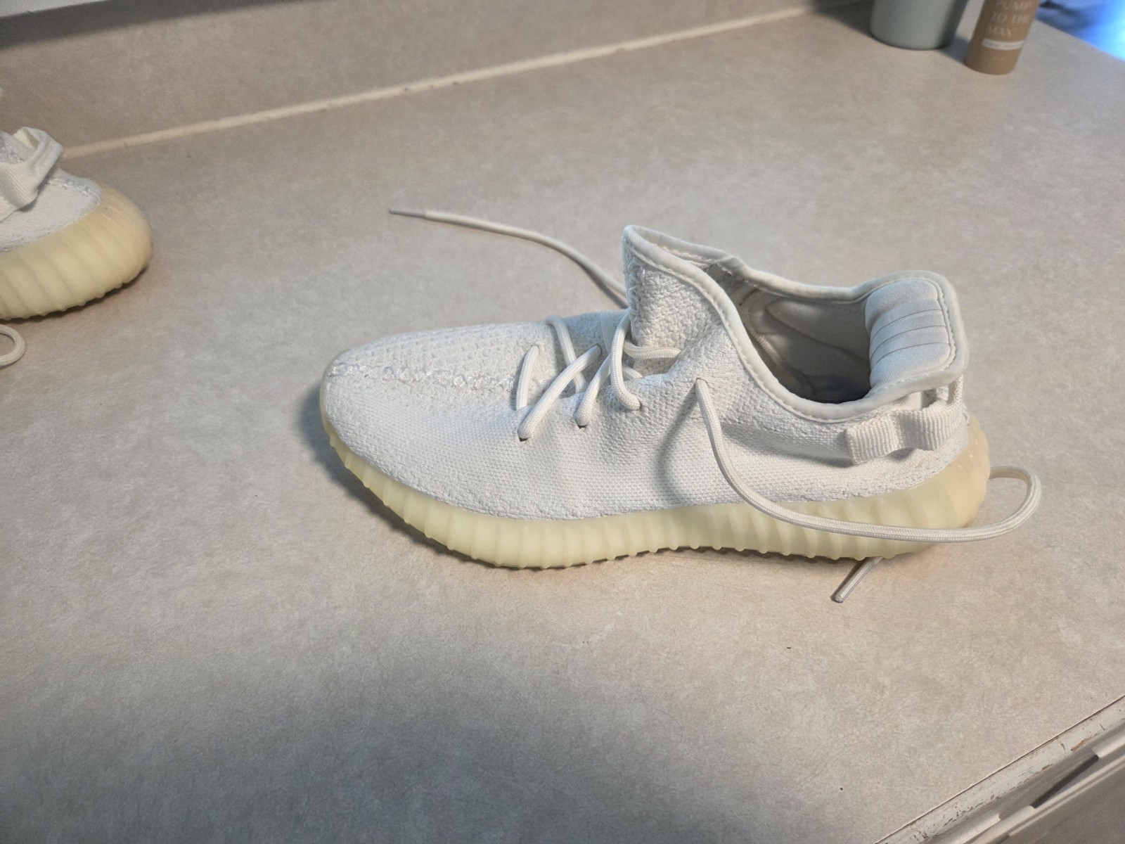 Adidas Yeezy Boost 350 v2 Cream Triple White No Insoles
