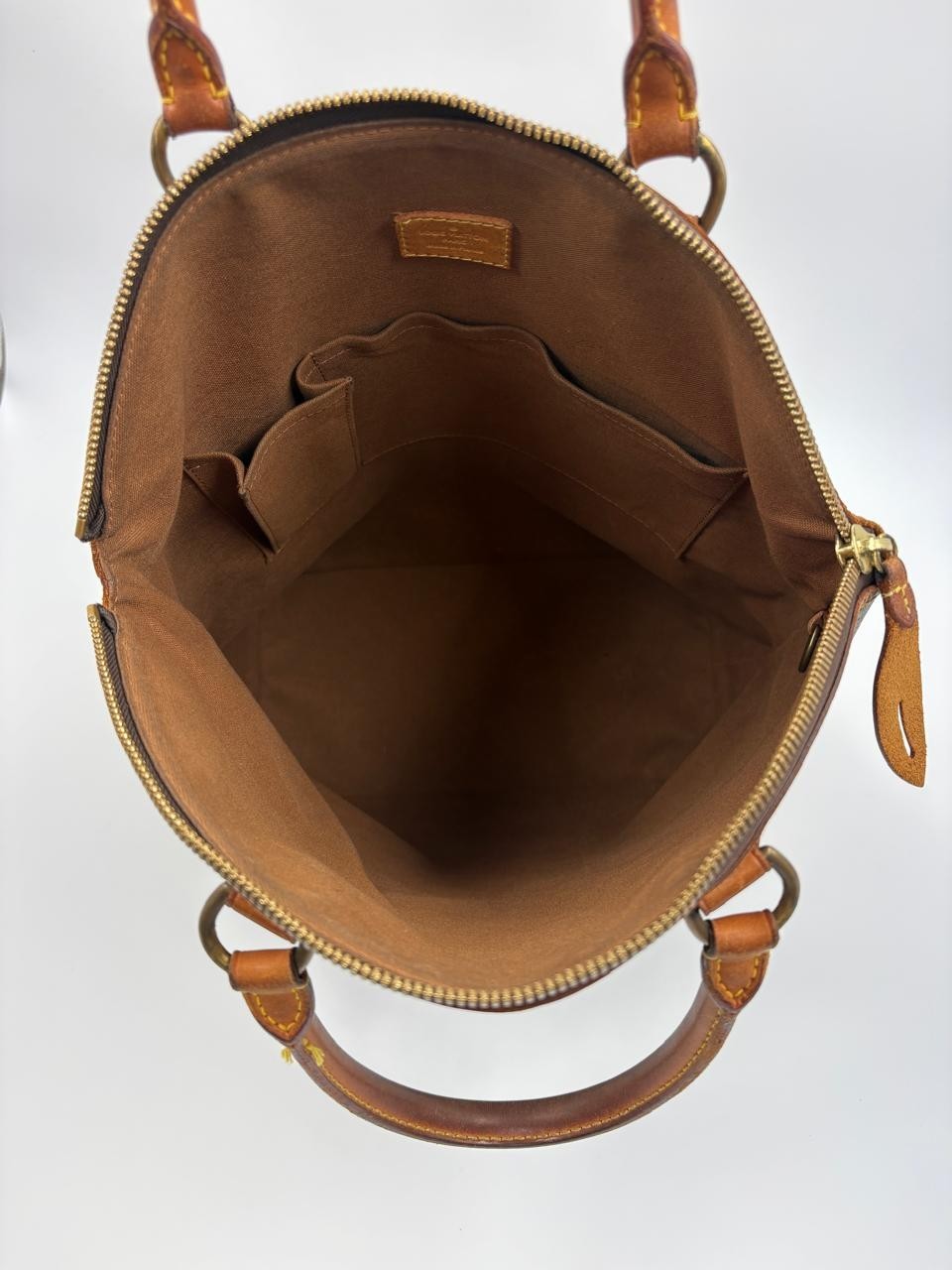 Louis Vuitton Lockit Vertical Monogram Canvas Satchel Bag FL0046 Dust Bag