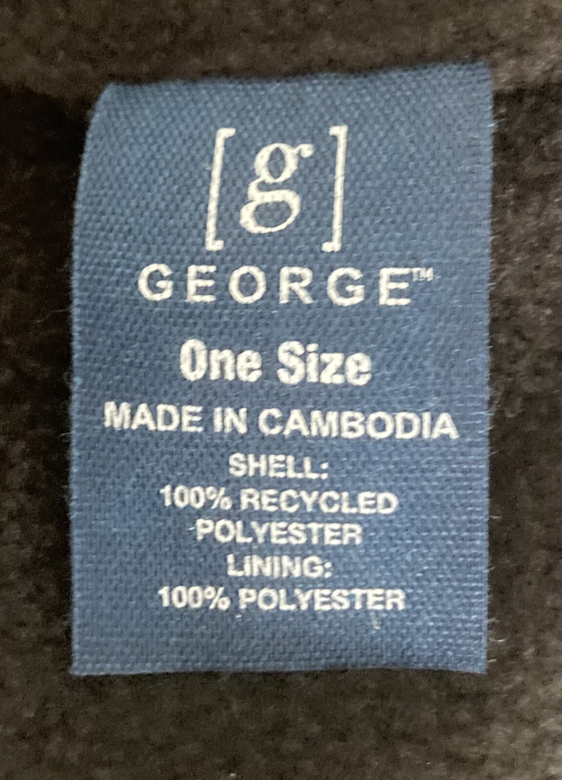 George Men’s No Cuff Beanie, Gray New!!!