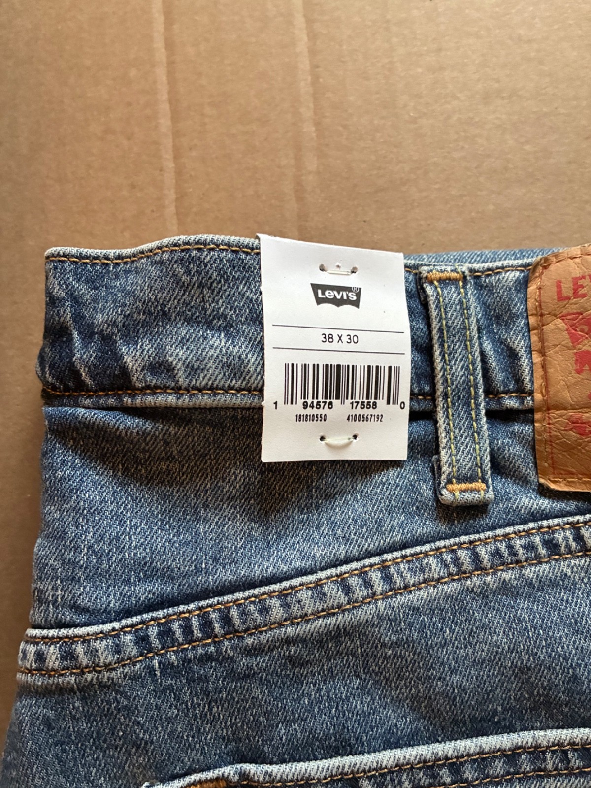 Levi’s Flex 541 Athletic Taper Men 38×30 Stretch Performance Jeans Blue