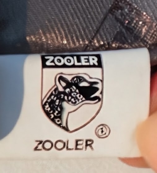 Zooler Black Brown Pebbled Tote Zip Gold Hardware Pockets Lined Bag Charm