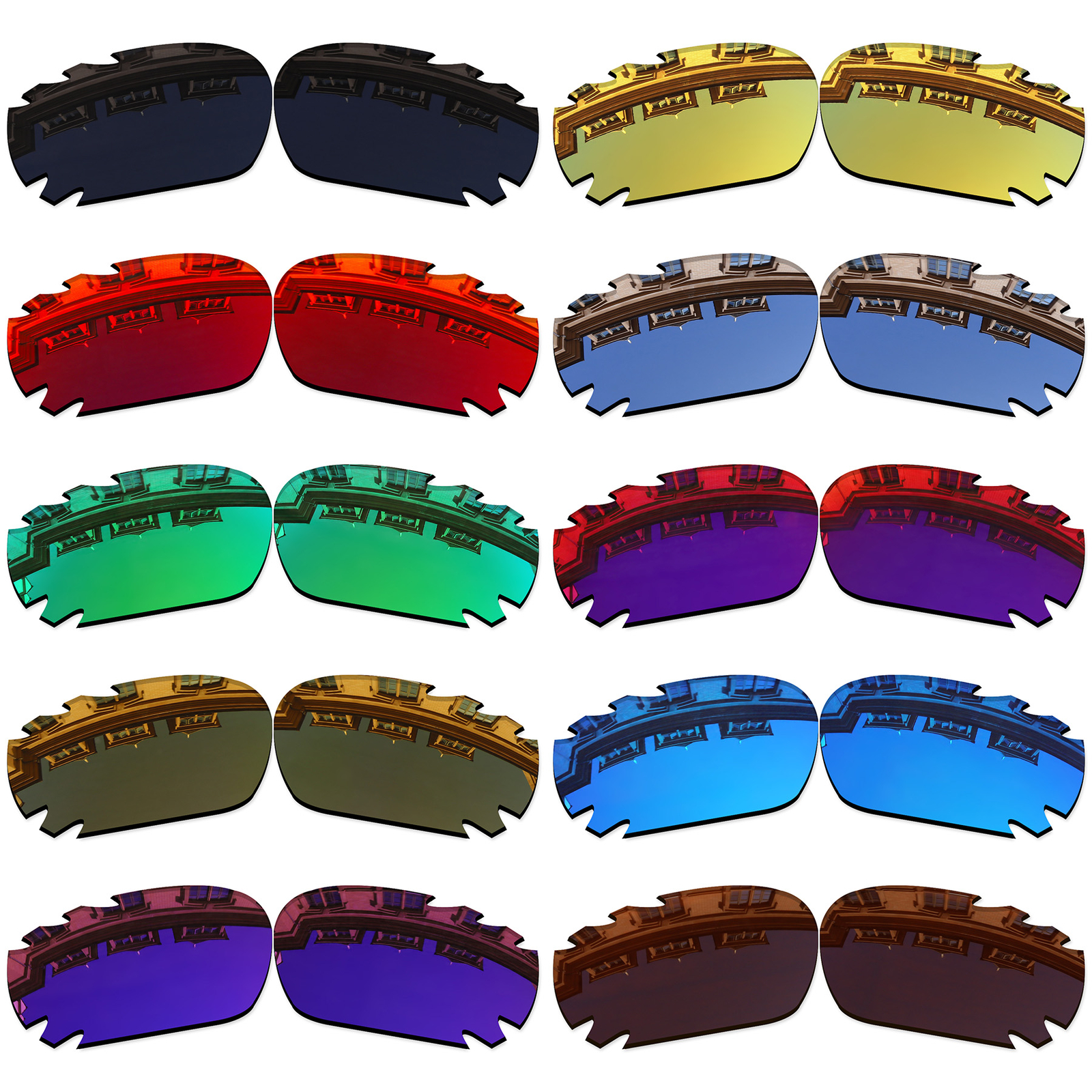 Vonxyz Polarized Replacement Lenses for-Oakley Jawbone Vented Sunglass – Options
