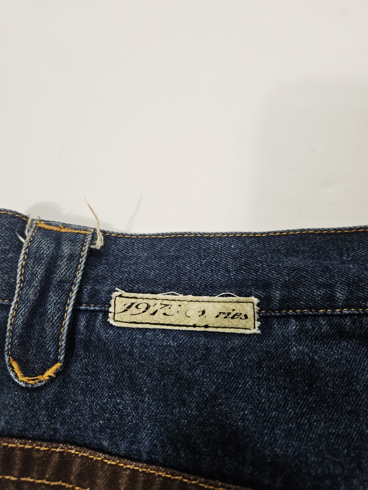 Vintage 90s Jagged 581 Y2K Denim Patch Baggy Fit Jeans Size 42