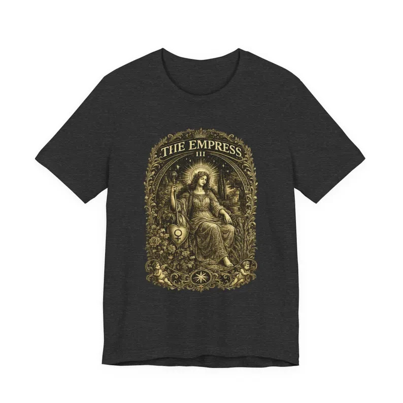 The Empress Tarot Card Shirt, Major Arcana III Tee, Vintage Occult T-Shirt