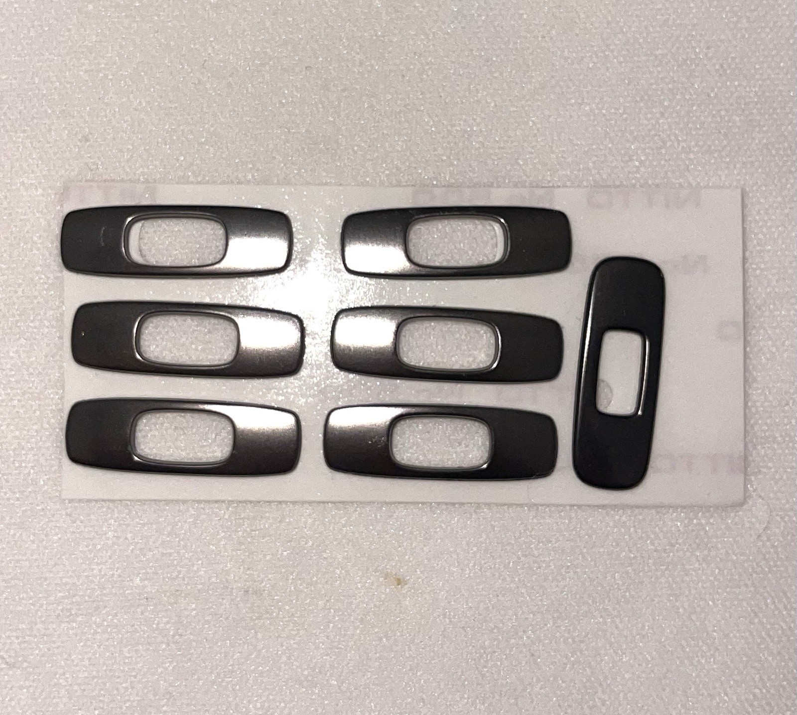 Oakley Icon logo Replacements Gunmetal Crankshaft set of 2
