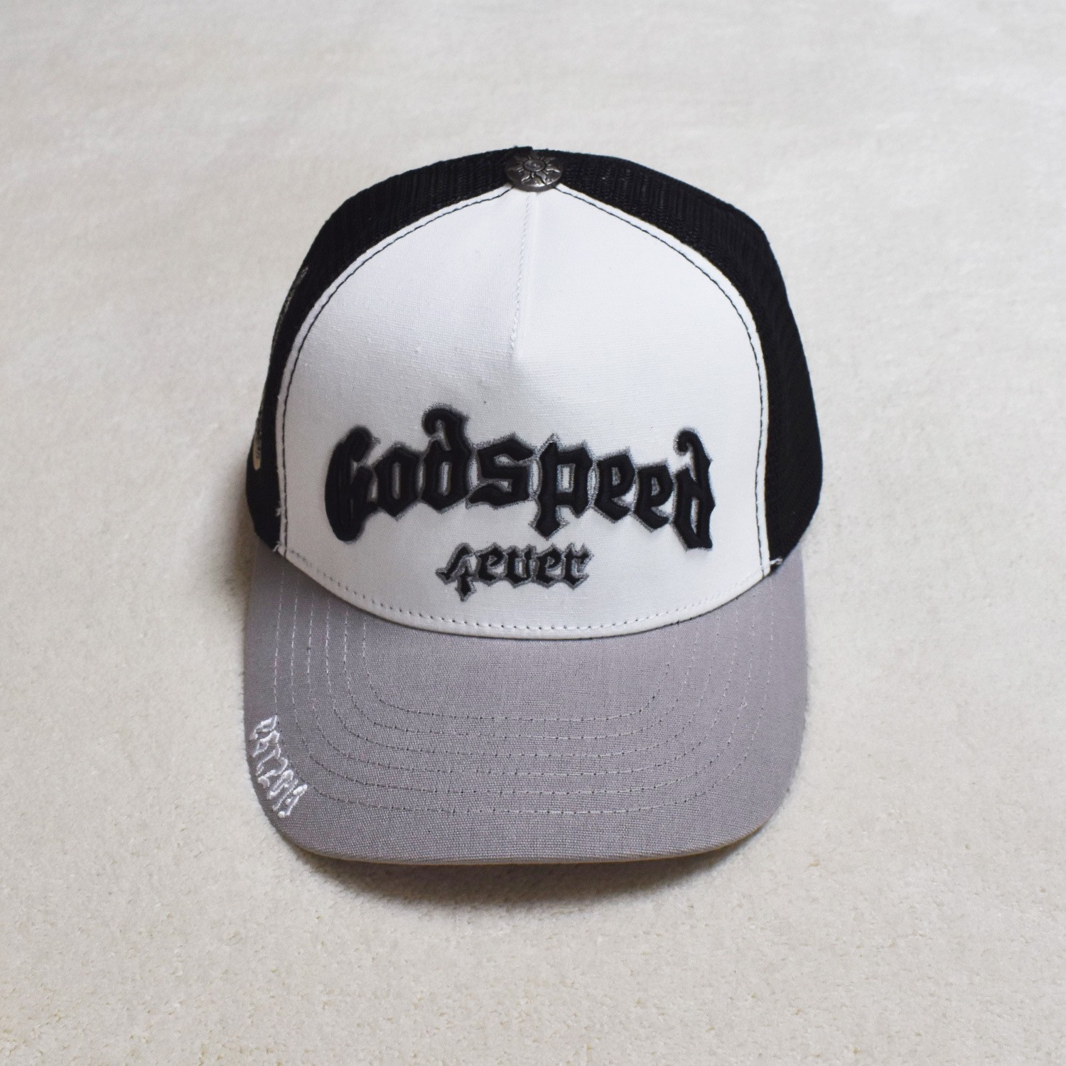 Godspeed Trucker Cap – Retro Streetwear Mesh Snapback Hat for Men Fashionable