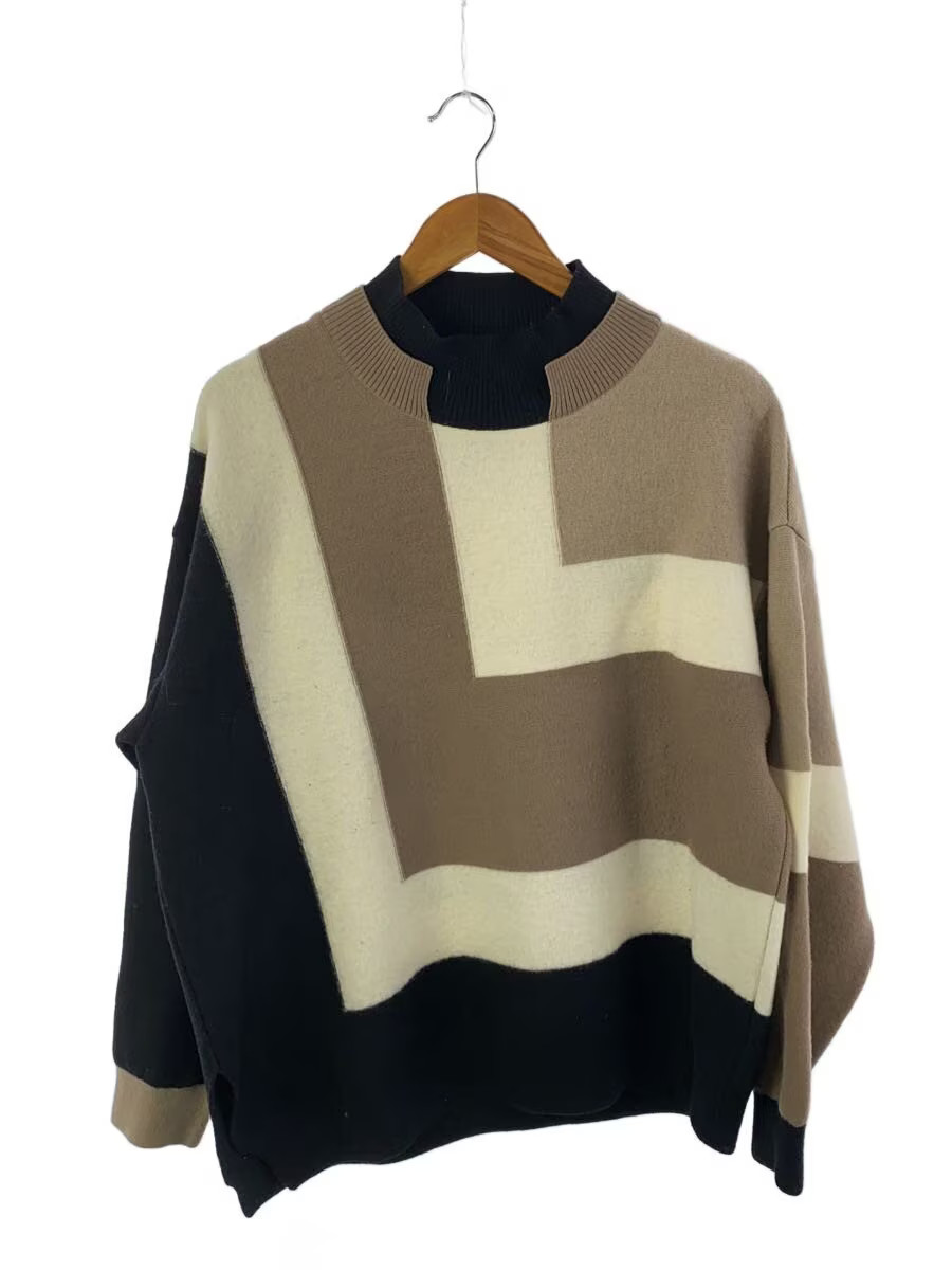 CULLNI Knit Sweater (Thick) 1 Wool Black 22-AW-068