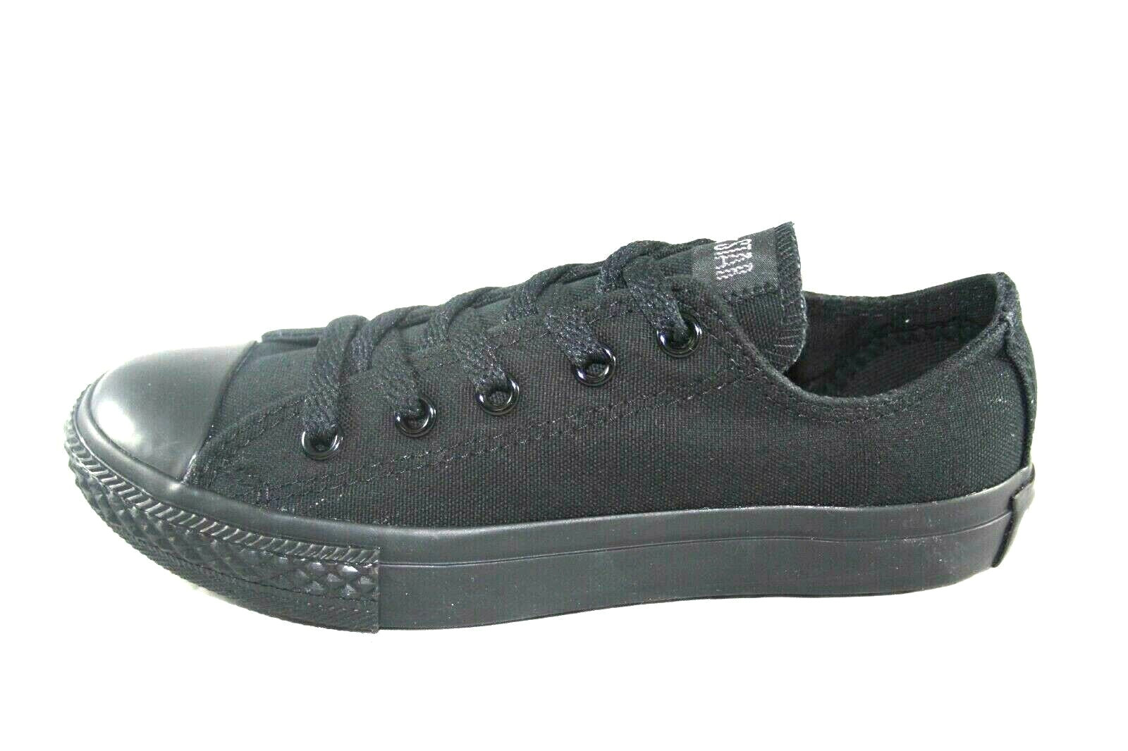CONVERSE CHUCK TAYLOR ALL STAR 314786F BLACK MONO CANVAS CASUAL SHOE LITTLE KIDS