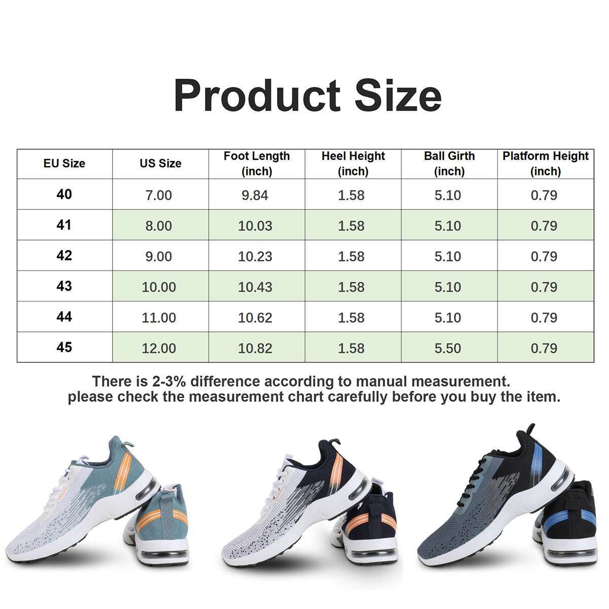 Men’s Running Athletic Casual Sneakers Sports Jogging Tennis Shoes Walking Gym