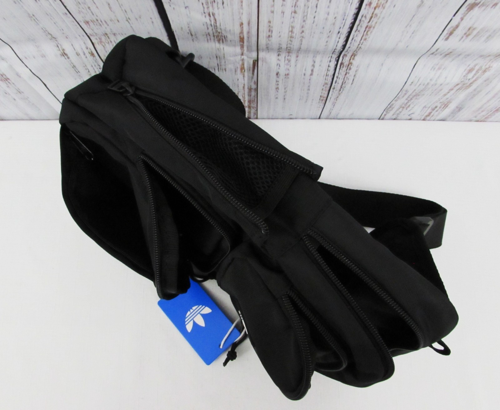 Adidas Utility 4 Sling Bag Multi Pockets JJ7418 Black NWT.