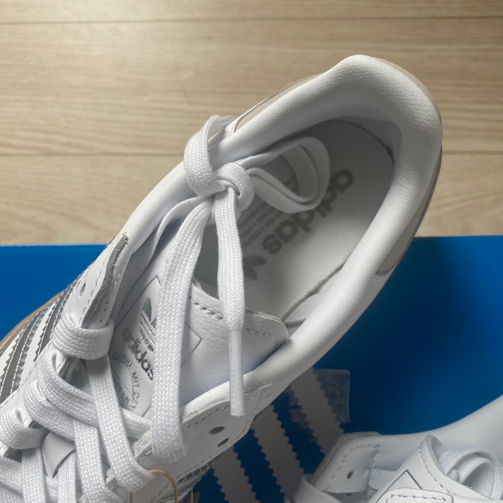adidas Samba OG White Silver Metallic Womens Sneakers ✅Multiple Sizes