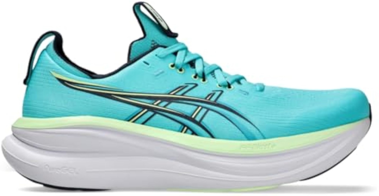 ASICS Men’s Gel-Nimbus 28 Running Shoes, 12.5, Energy Aqua/Midnight – Energy Aqu