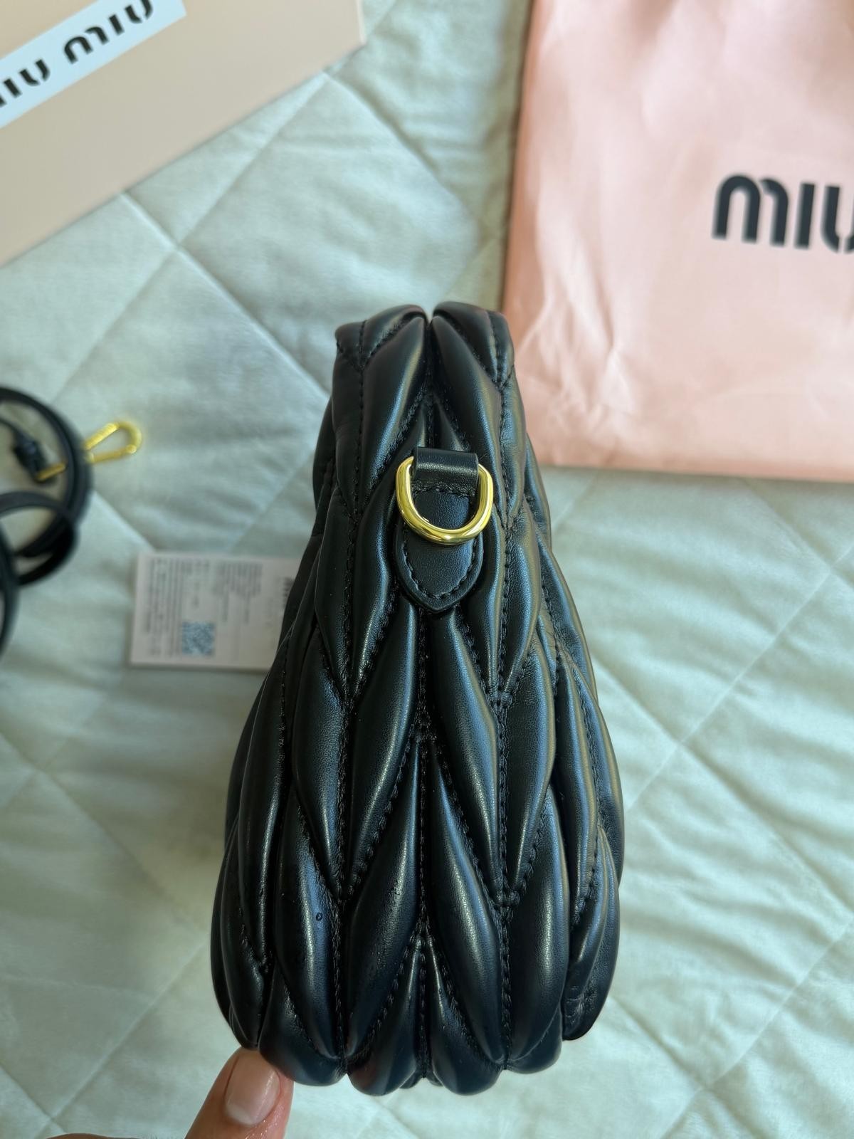 Miu Miu hobo Wander de napa matelassé
