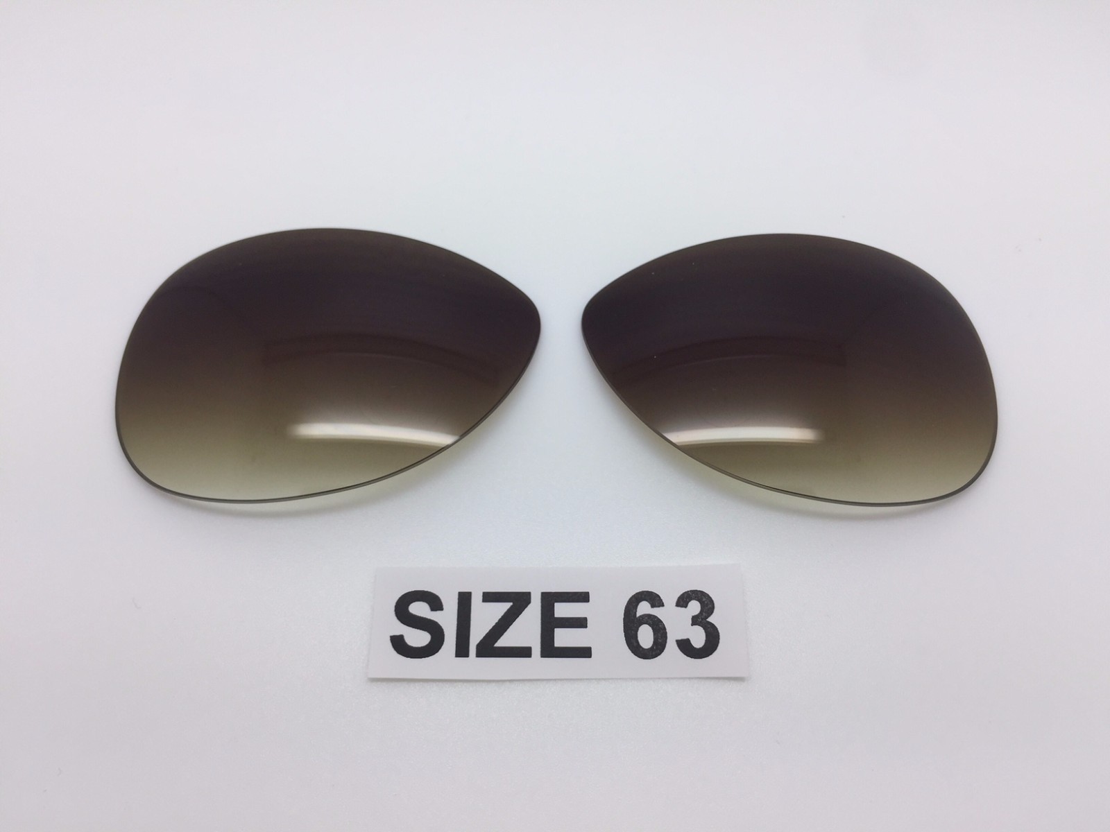 Custom Rayban RB 3386 SIZE 63 Sunglass Replacement Lenses Brown Gradient new!